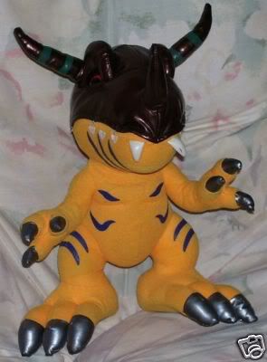 metal greymon plush